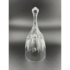 Atlantis Portugal Full Lead Crystal Bell Hand Blown & Cut Glass 6.5" Tall